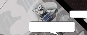 Artika is saved by his companion, Tier.